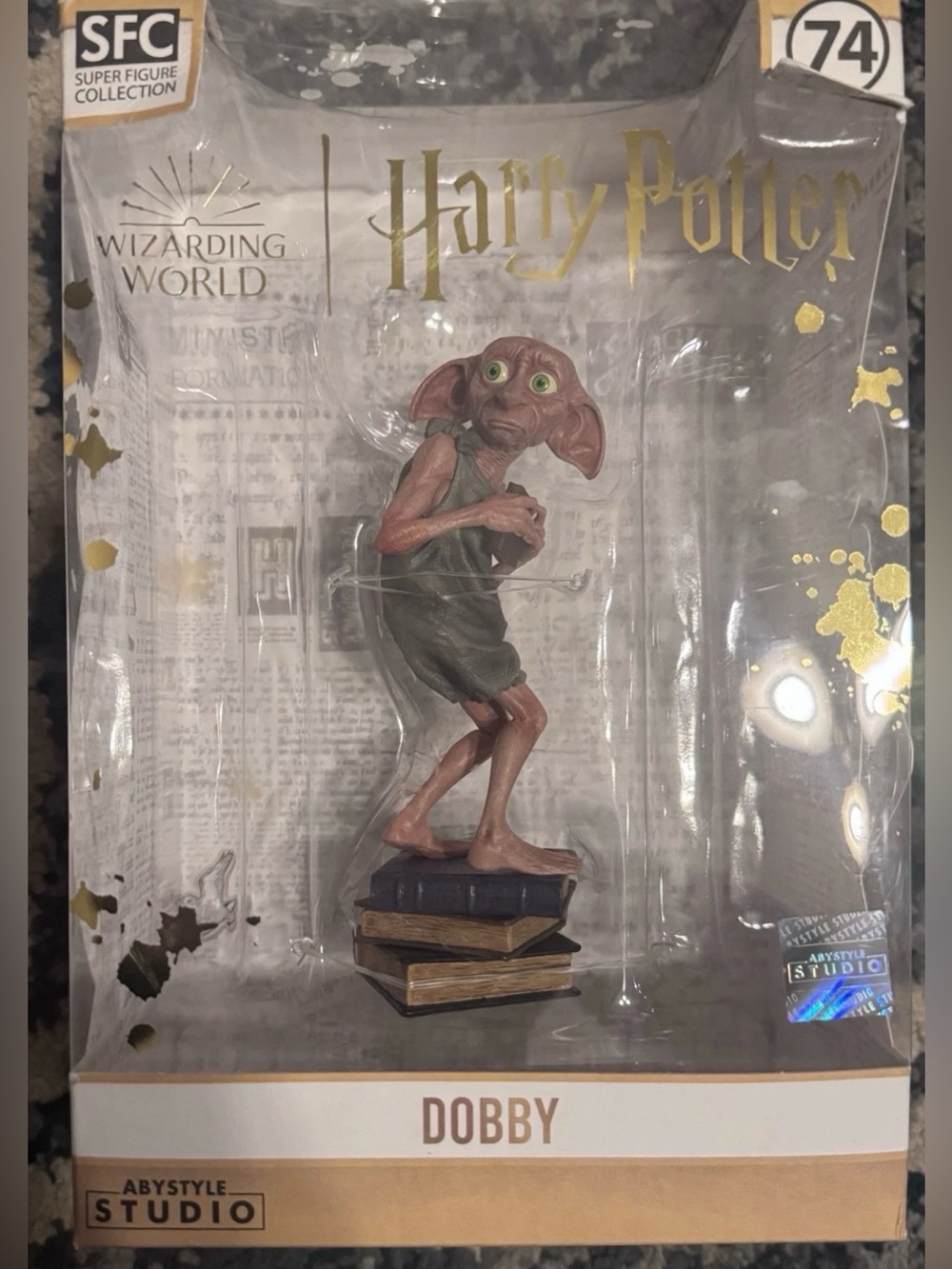 Harry Potter Dobby Collectible Figure - Brown & Green